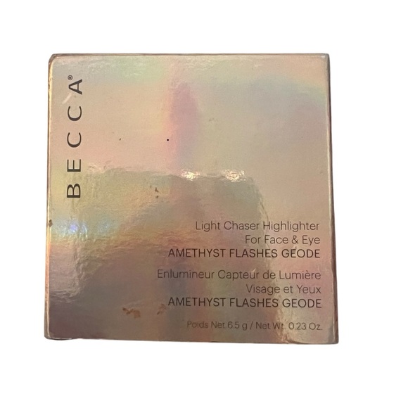 NWT BECCA Light Chaser Highlighter Amethyst Flashes Geode Discontinued Limited - Picture 4 of 5